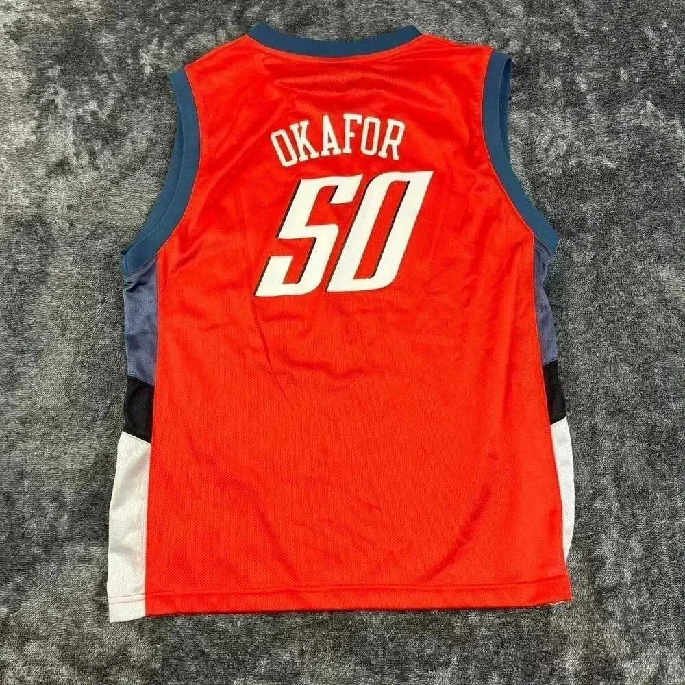 Reebok Emaka Okafor #50 Charlotte Bobcats Youth Basketball Jersey Sz 18-20 XL